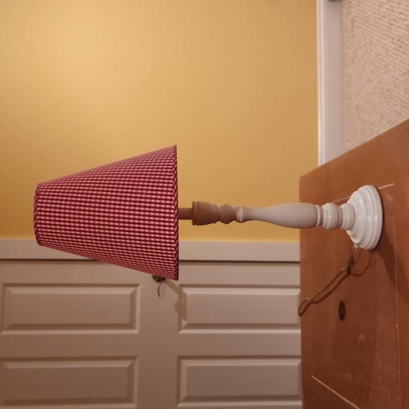 Pottery Barn Kids Accents Pottery Barn Candlestick Lamp Red And